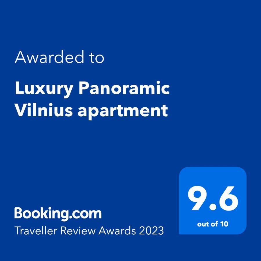 Luxury Panoramic Vilnius Apartment 외부 사진