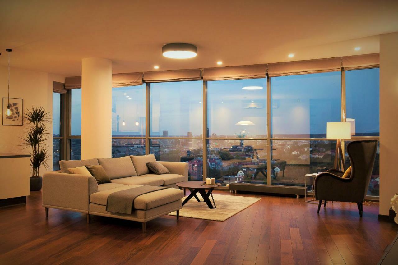 Luxury Panoramic Vilnius Apartment 외부 사진